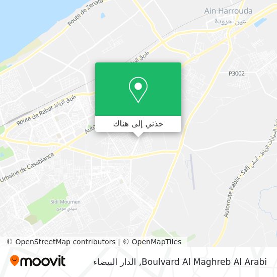 خريطة Boulvard Al Maghreb Al Arabi