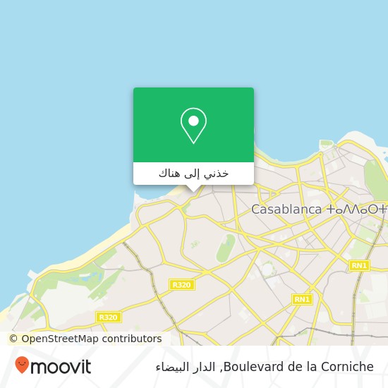 خريطة Boulevard de la Corniche