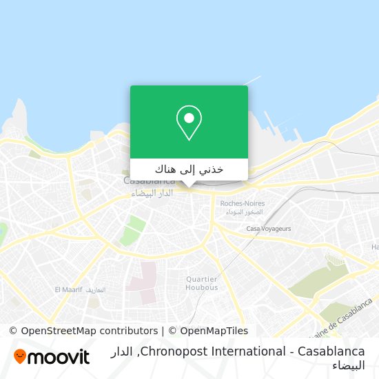 خريطة Chronopost International - Casablanca