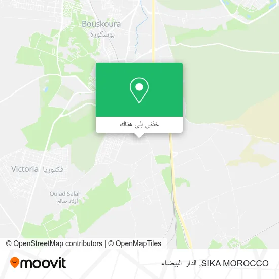 خريطة SIKA MOROCCO