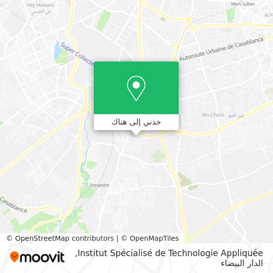 خريطة Institut Spécialisé de Technologie Appliquée