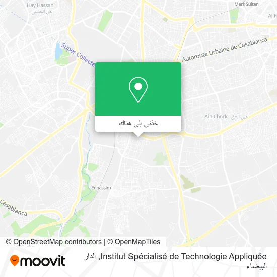 خريطة Institut Spécialisé de Technologie Appliquée