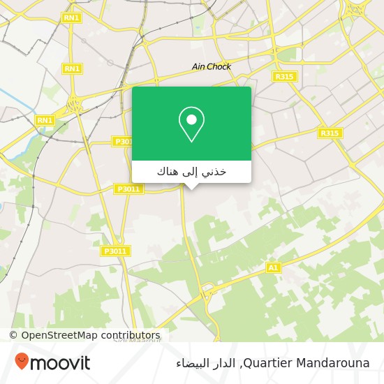 خريطة Quartier Mandarouna