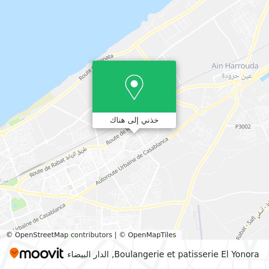 خريطة Boulangerie et patisserie El Yonora