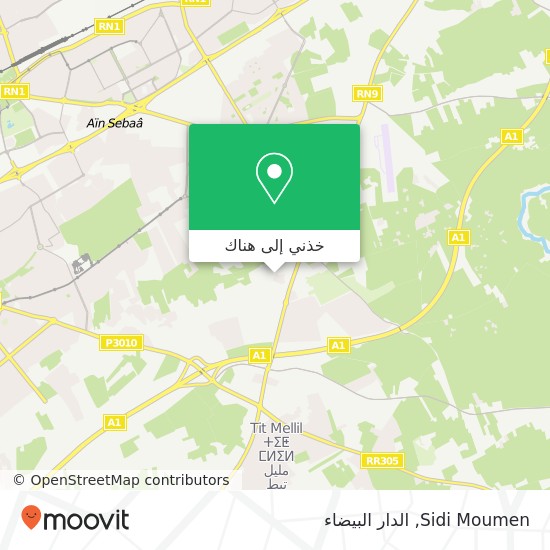خريطة Sidi Moumen