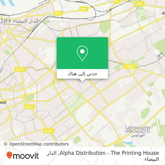 خريطة Alpha Distribution - The Printing House
