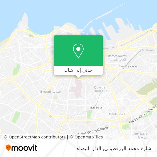 خريطة شارع محمد الزرقطوني