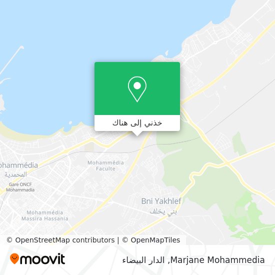 خريطة Marjane Mohammedia