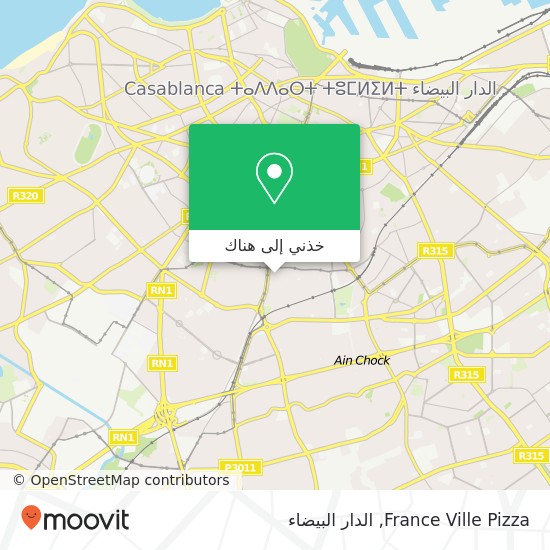 خريطة France Ville Pizza