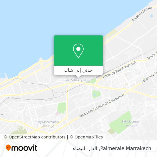 خريطة Palmeraie Marrakech