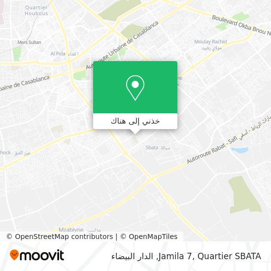 خريطة Jamila 7, Quartier SBATA