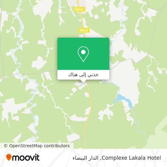 خريطة Complexe Lakala Hotel