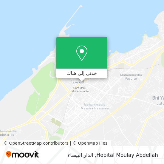 خريطة Hopital Moulay Abdellah
