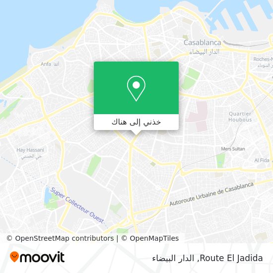 خريطة Route El Jadida