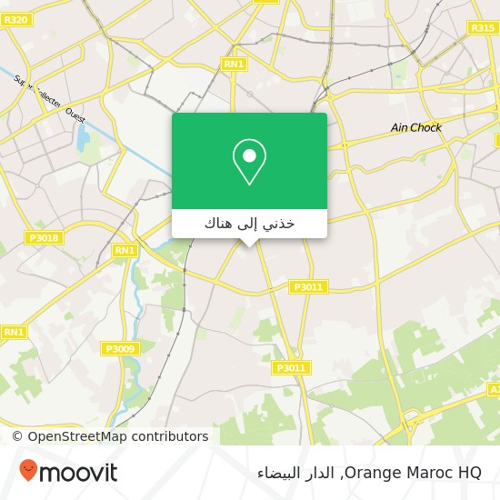 خريطة Orange Maroc HQ