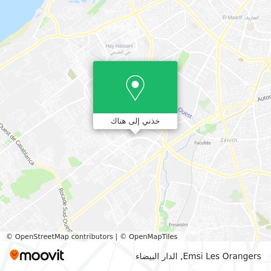 خريطة Emsi Les Orangers