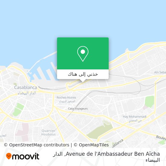 خريطة Avenue de l'Ambassadeur Ben Aïcha