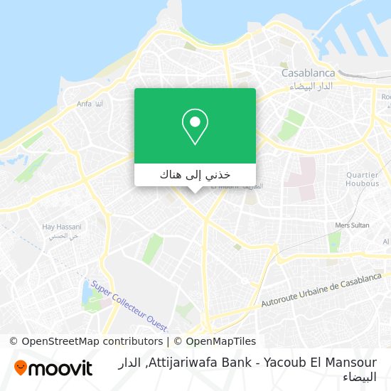 خريطة Attijariwafa Bank - Yacoub El Mansour