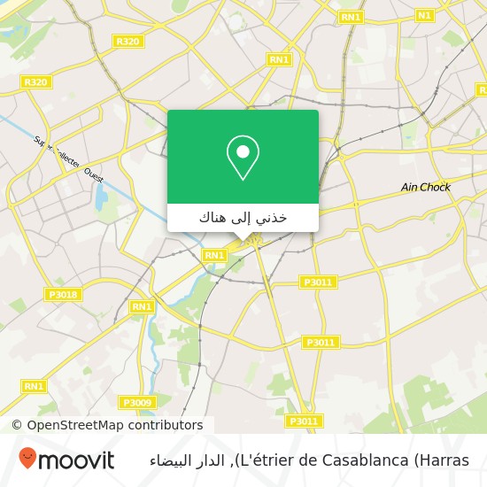 خريطة L'étrier de Casablanca (Harras)