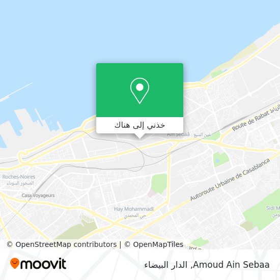 خريطة Amoud Ain Sebaa