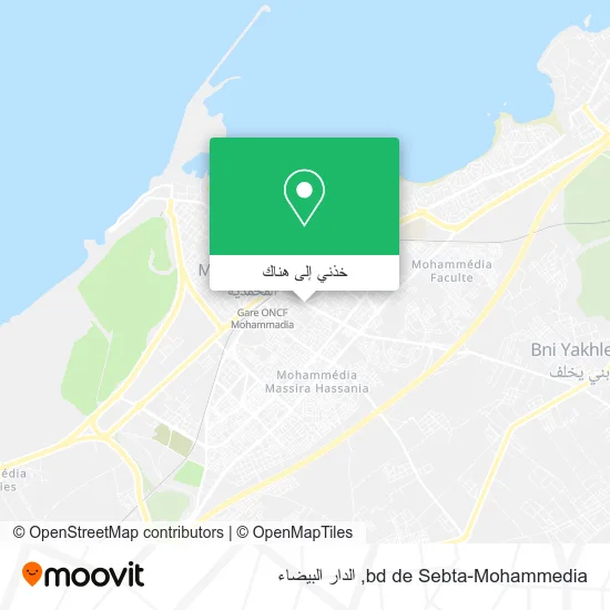 خريطة bd de Sebta-Mohammedia