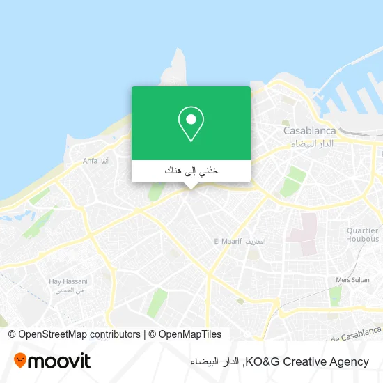 خريطة KO&G Creative Agency