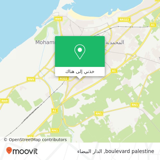 خريطة boulevard palestine