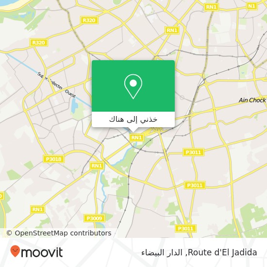 خريطة Route d'El Jadida