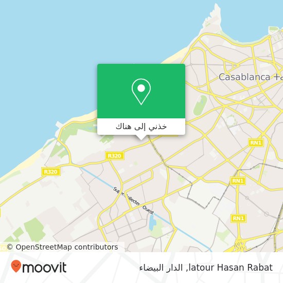 خريطة latour Hasan Rabat
