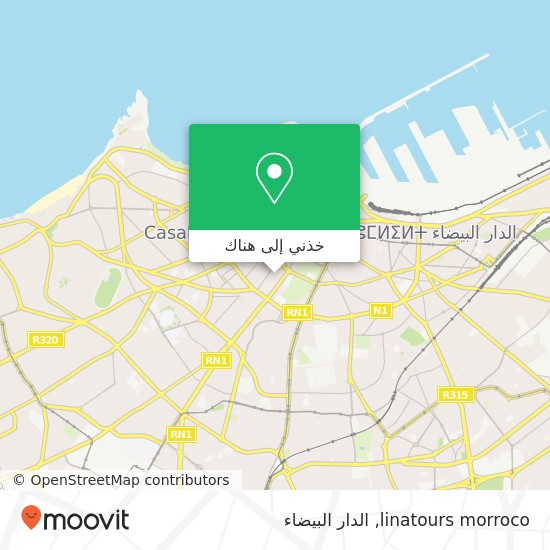 خريطة linatours morroco