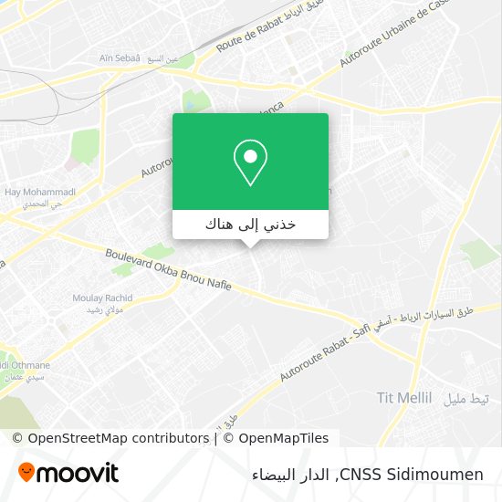 خريطة CNSS Sidimoumen