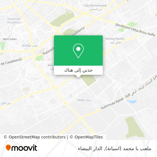 خريطة ملعب با محمد (اسباتة)