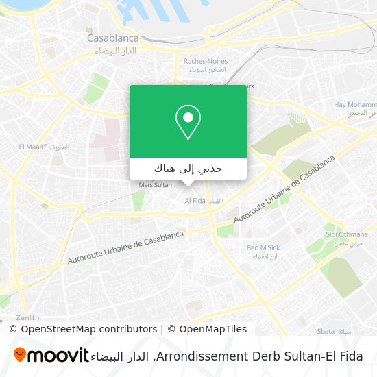 خريطة Arrondissement Derb Sultan-El Fida