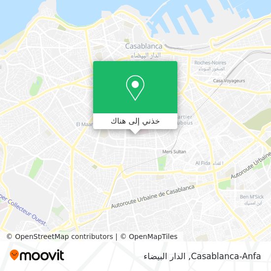 خريطة Casablanca-Anfa