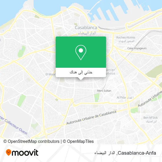 خريطة Casablanca-Anfa