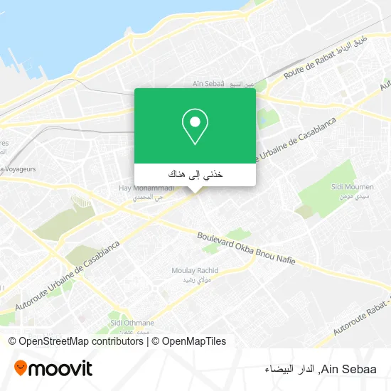 خريطة Ain Sebaa