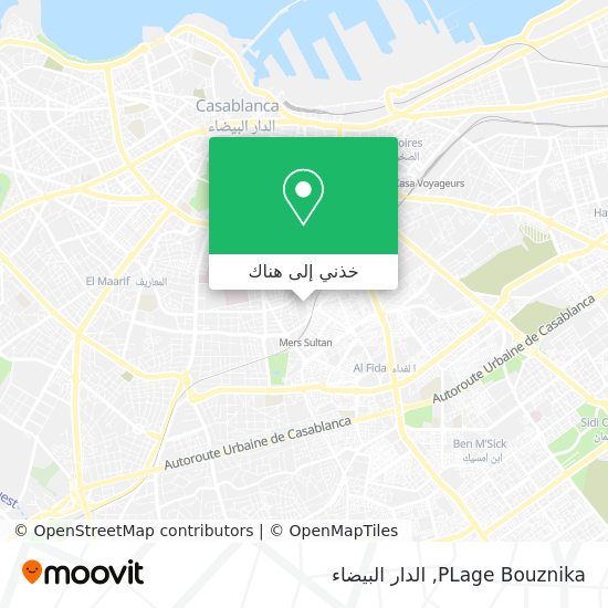 خريطة PLage Bouznika