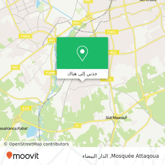 خريطة Mosquée Attaqoua