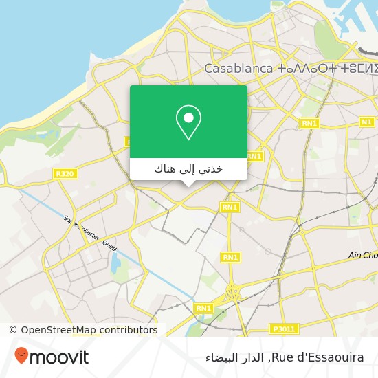 خريطة Rue d'Essaouira
