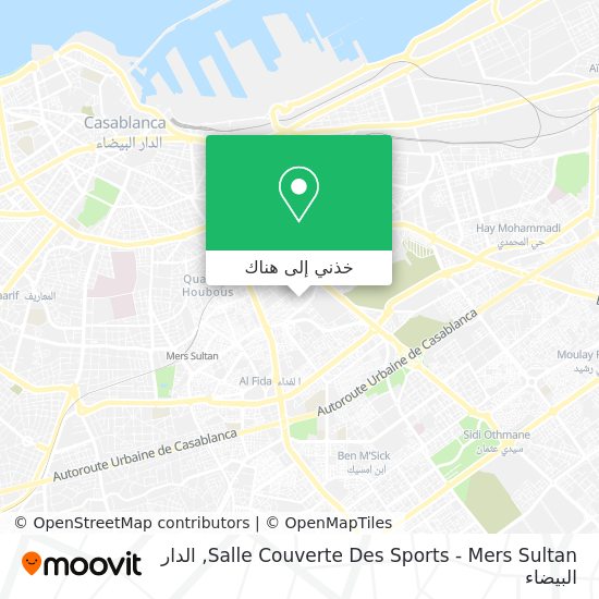 خريطة Salle Couverte Des Sports - Mers Sultan