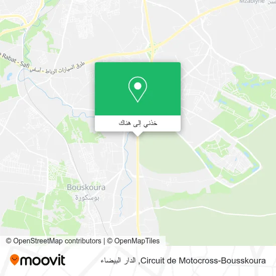 خريطة Circuit de Motocross-Bousskoura