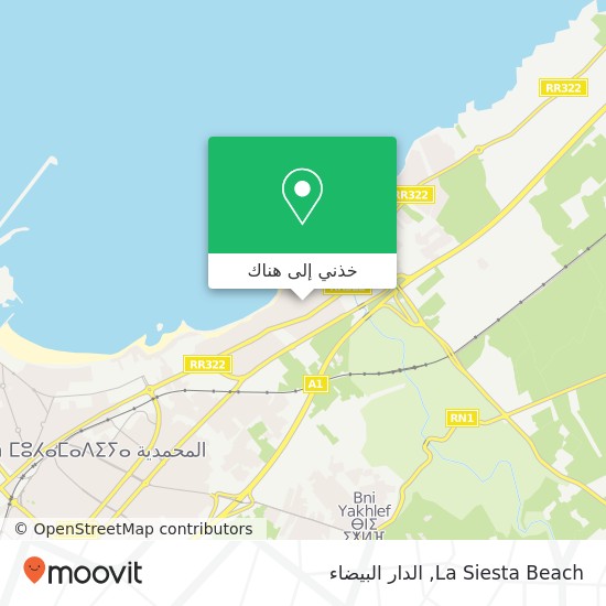 خريطة La Siesta Beach