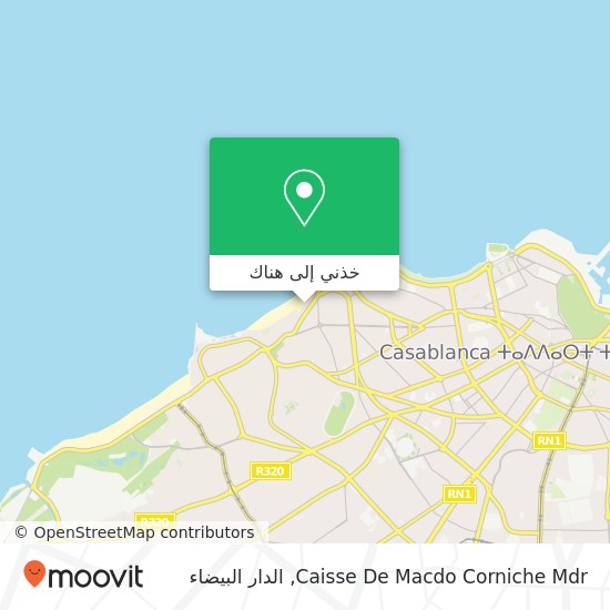 خريطة Caisse De Macdo Corniche Mdr