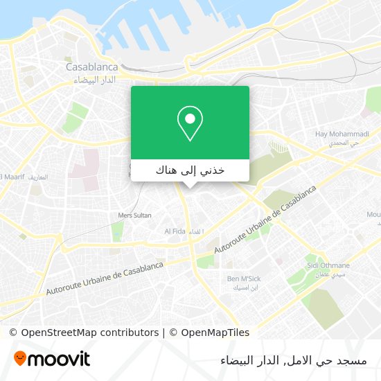 خريطة مسجد حي الامل