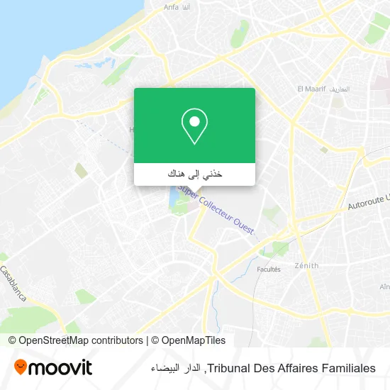 خريطة Tribunal Des Affaires Familiales