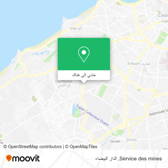 خريطة Service des mines