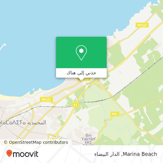 خريطة Marina Beach