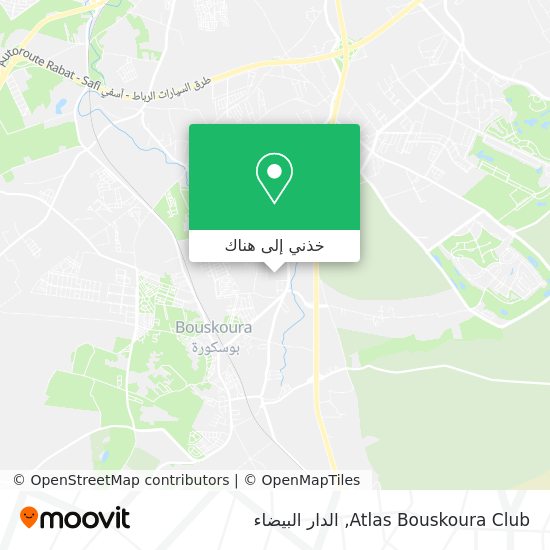 خريطة Atlas Bouskoura Club