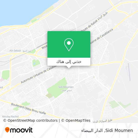 خريطة Sidi Moumen