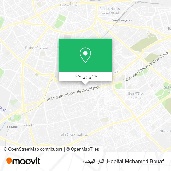 خريطة Hopital Mohamed Bouafi